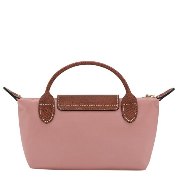 NEW Longchamp Le Pliage Original Pouch With Handle in Pink Tea - Recycled Canvas - Picture 4 of 6